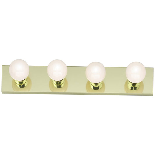 Satco 77/189 Fixture 4 Light - 24 Vanity Strip Polished Brass