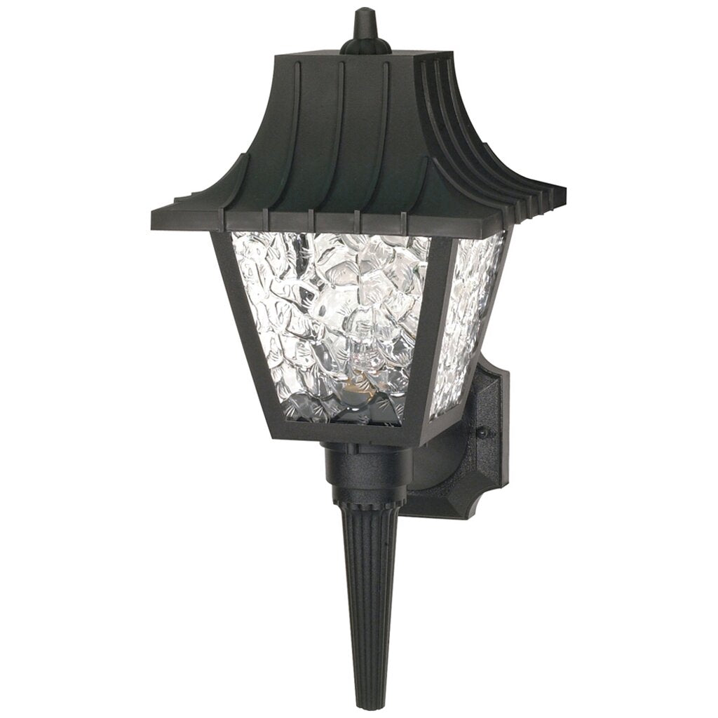 Satco 77/852 Fixture 1 Light - 18 Wall Lantern Mansard w/Textured