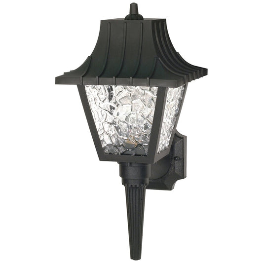 Satco 77/852 Fixture 1 Light - 18 Wall Lantern Mansard w/Textured
