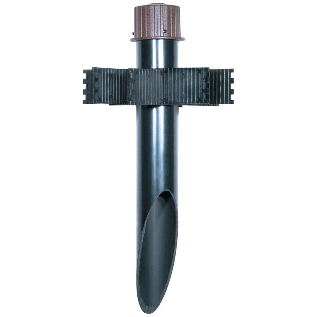 Satco 76/639 Fixture Mounting Post; 2" Diameter; Old Bronze Finish
