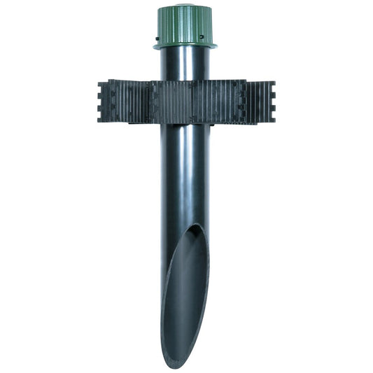 Satco 76/638 Fixture Mounting Post; 2" Diameter; Green Finish