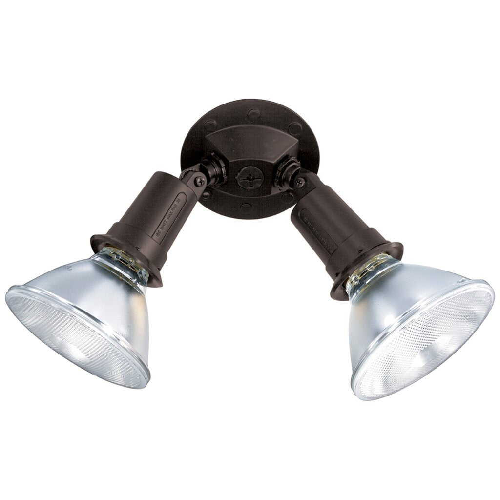 Satco 76/523 Fixture 2 Light - 10 Flood Exterior PAR38 w/Adjustable