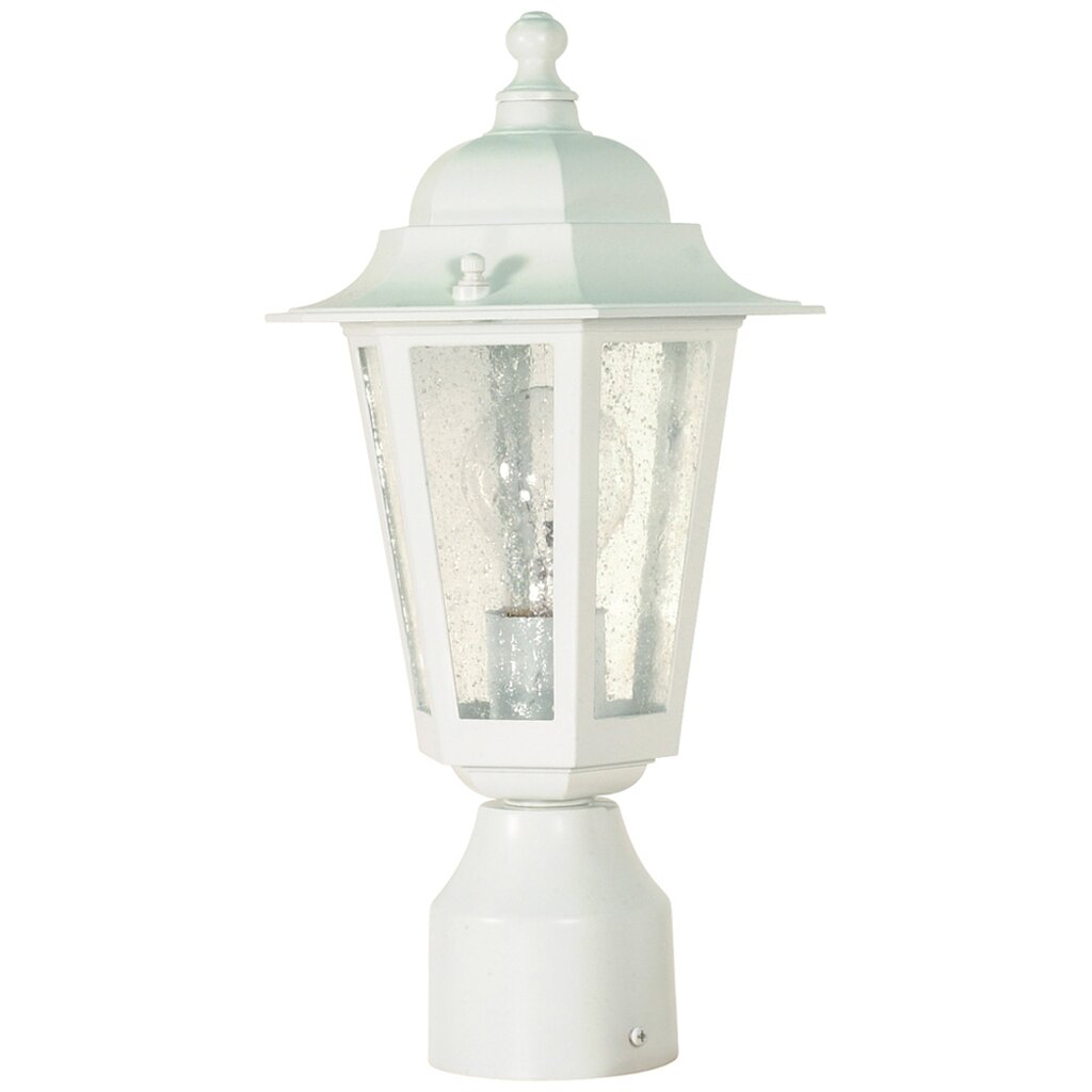 Satco 60-994 Post Lantern Fixture Cornerstone; 1 Light; 14 in.; with