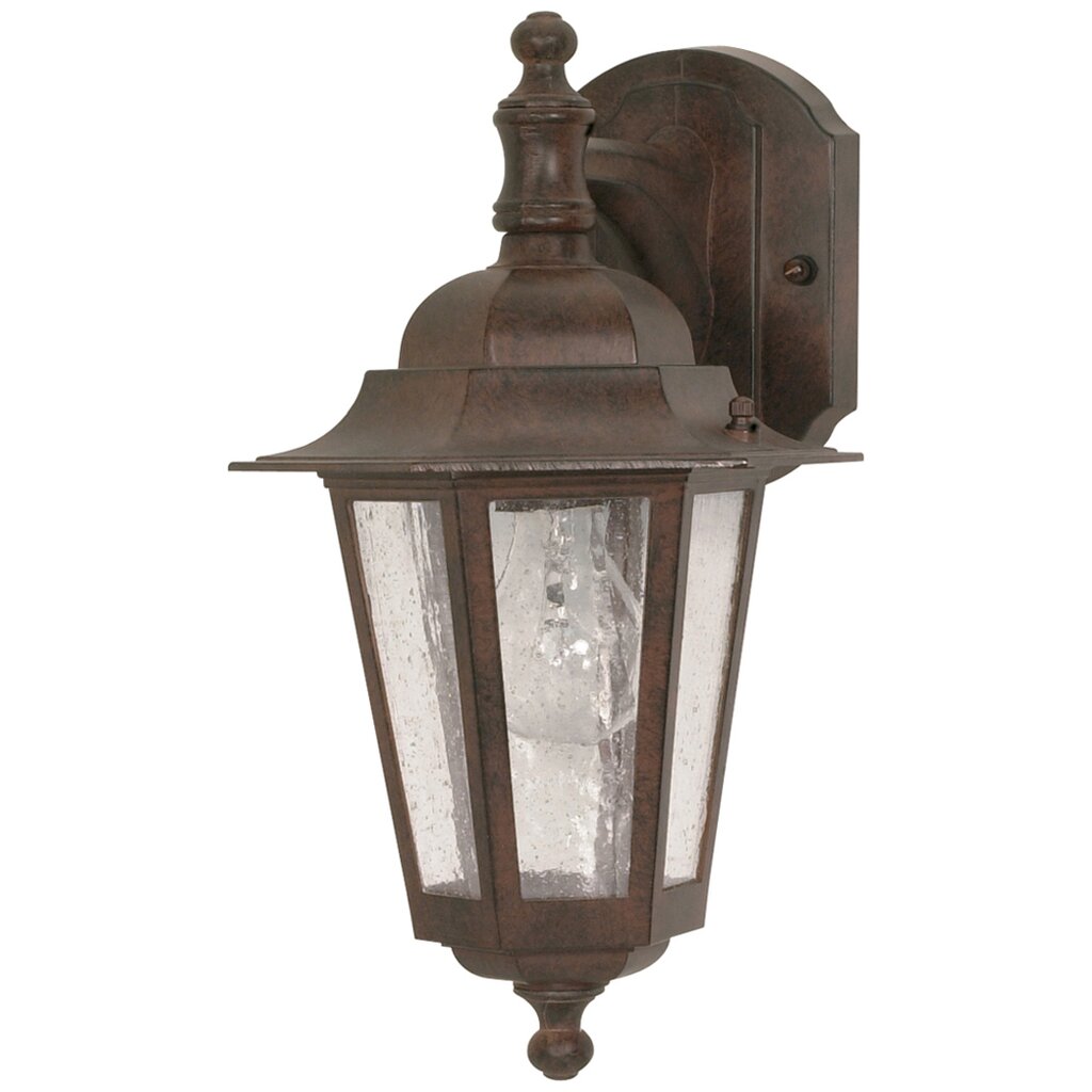 Satco 60-989 Wall Lantern Fixture Cornerstone; 1 Light; 13 in.; Arm