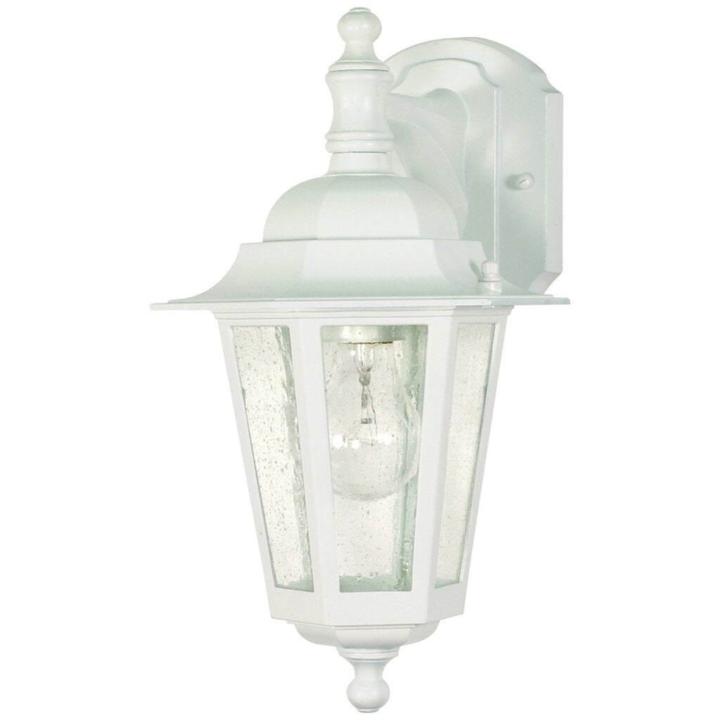 Satco 60-988 Wall Lantern Fixture Cornerstone; 1 Light; 13 in.; Arm