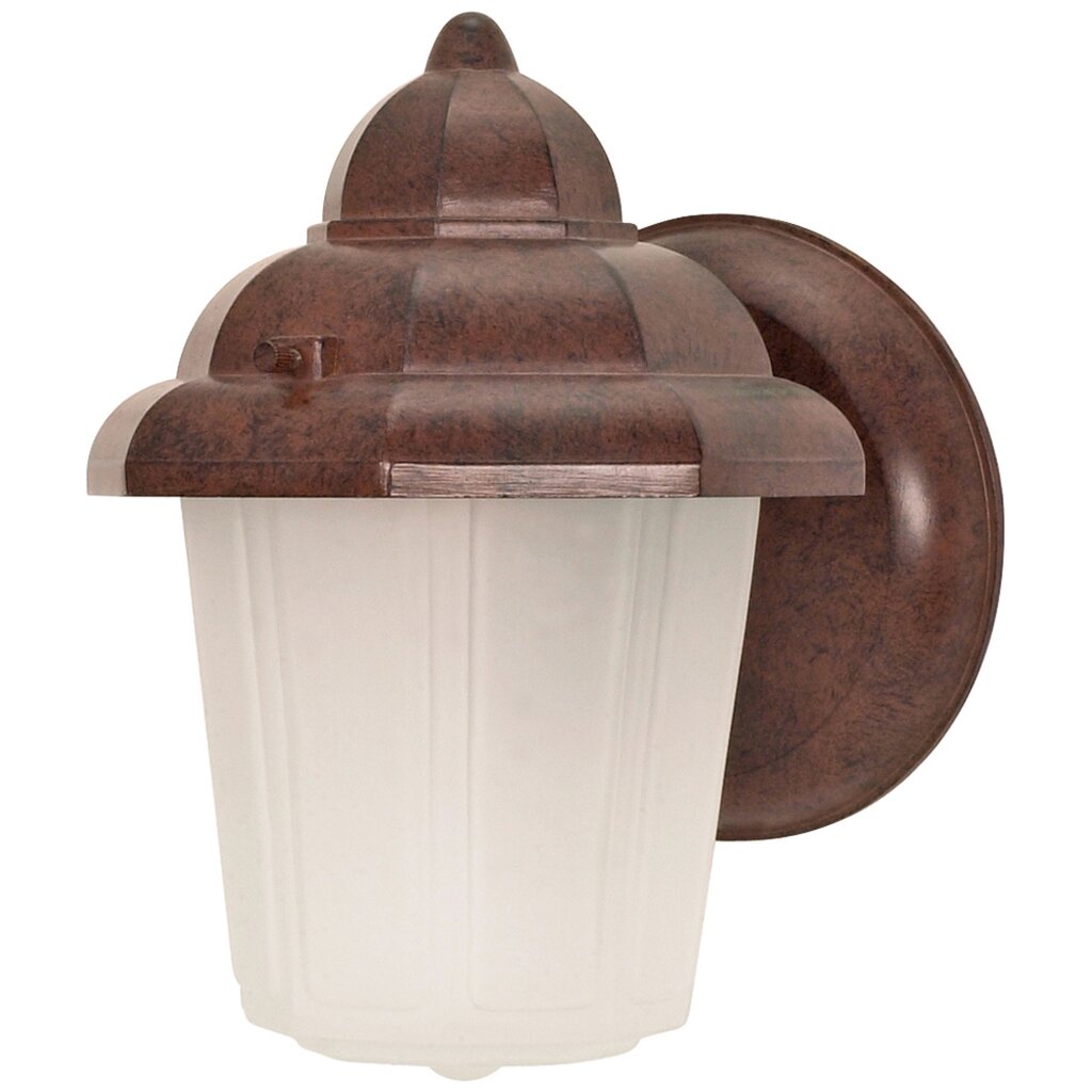 Satco 60-640 Wall Lantern Fixture 1 Light; 9 in.; Hood Lantern with