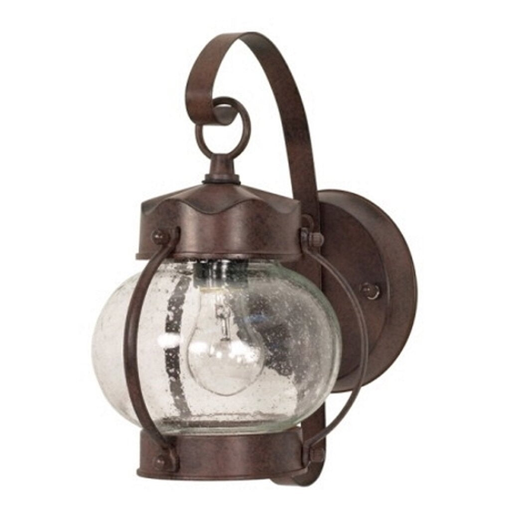 Satco 60-631 Wall Lantern Fixture 1 Light; 11 in.; Onion Lantern with