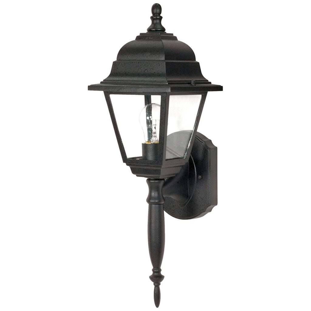 Satco 60-542 Wall Lantern Fixture Briton; 1 Light; 18 in.; with Clear