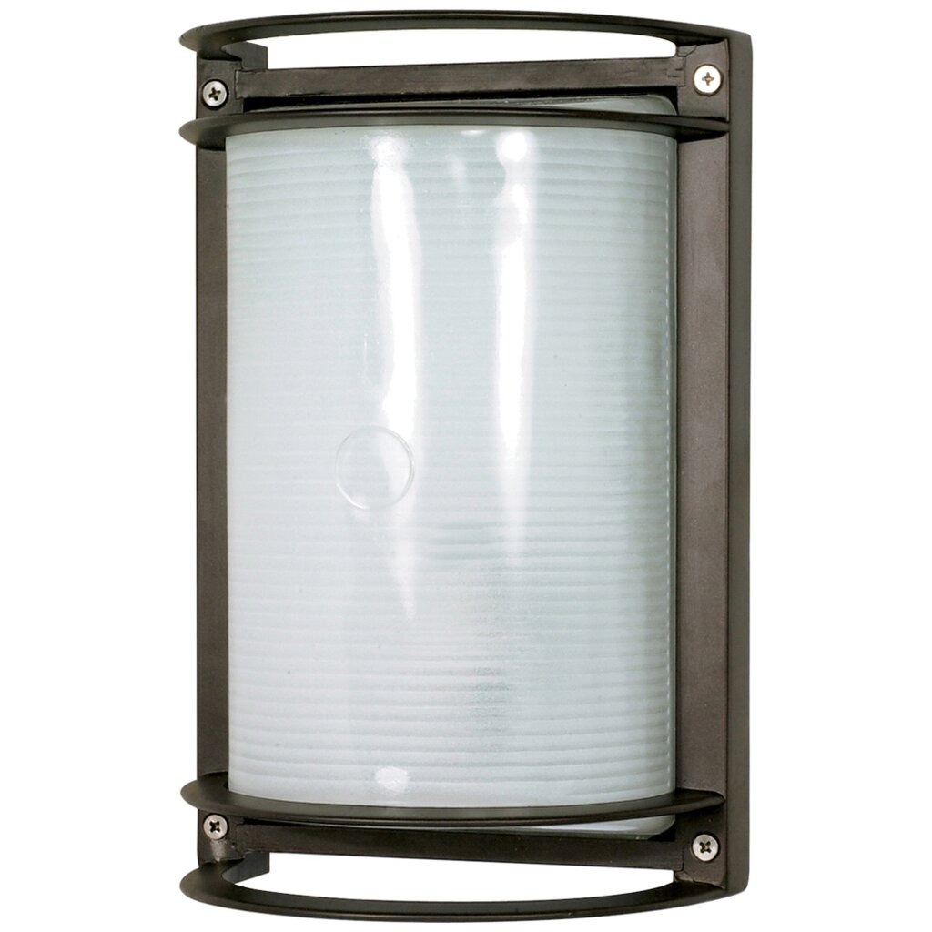 Satco 60-531 Bulk Head Fixture 1 Light; 10 in.; Rectangle Die Cast