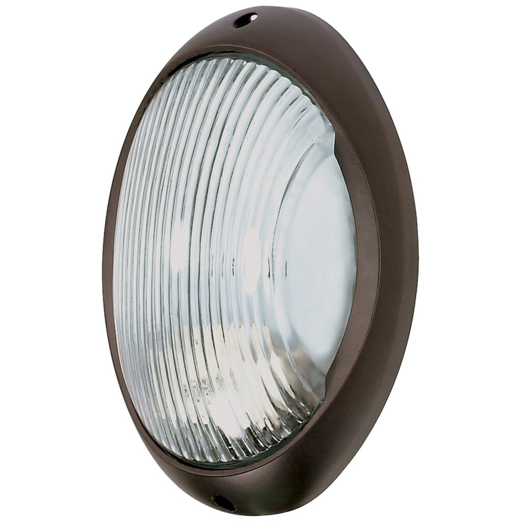 Satco 60-527 Bulk Head Fixture 1 Light; 11 in.; Large Oval Die Cast