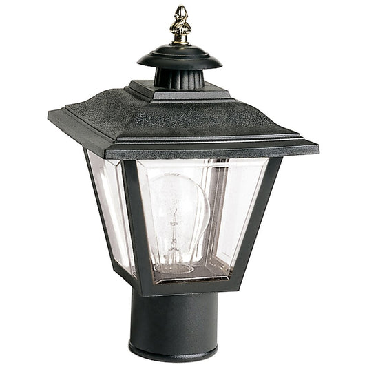 Satco 77/898 Fixture 1 Light - 13 Post Lantern Coach w/Brass Trimmed