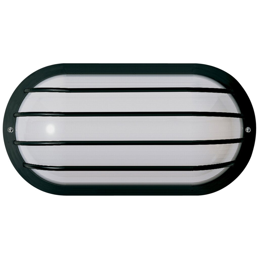 Satco 77/895 Fixture 1 Light Cfl - 10 Oval Cage Wall (1) 9W Twin Tube