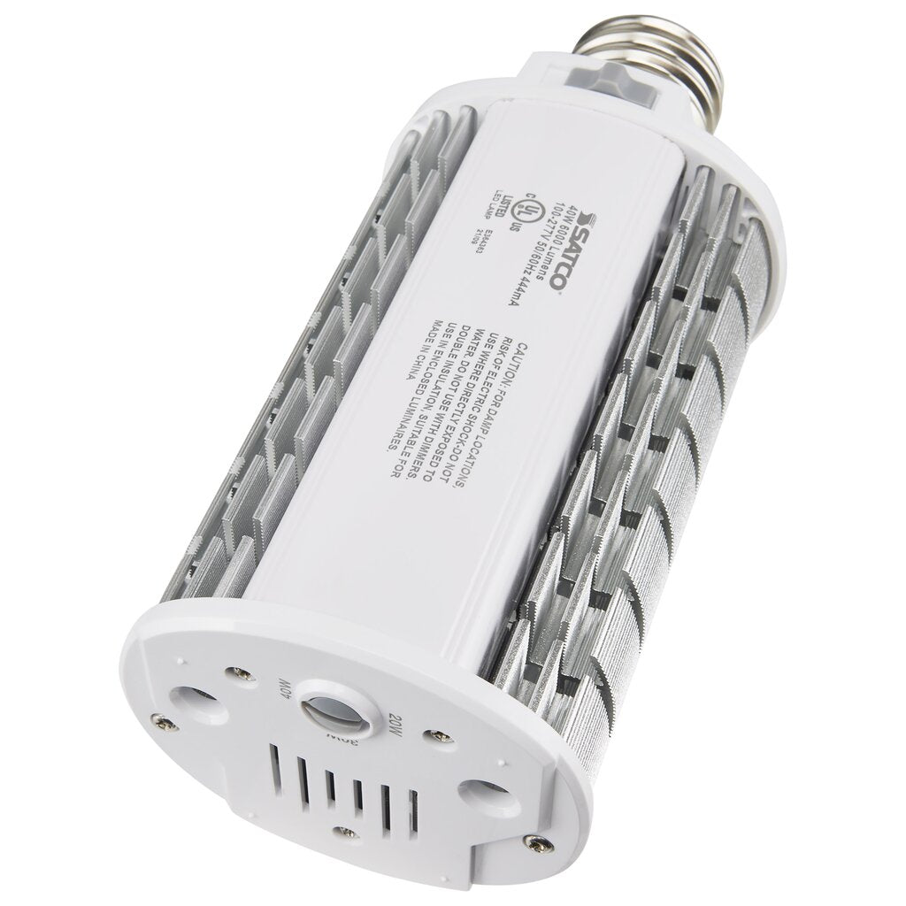 6 pack - Satco S28930 20W/30W/40W LED Light Bulb
