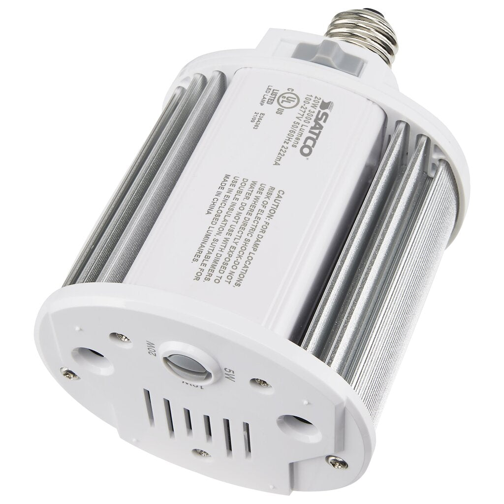 12 pack - Satco S28928 5W/10W/20W LED Light Bulb