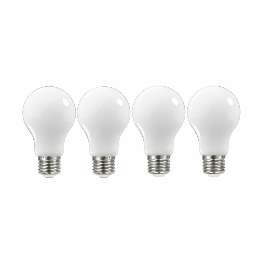 4 pack - Satco S12438 11W A19 Warm White LED Light Bulb