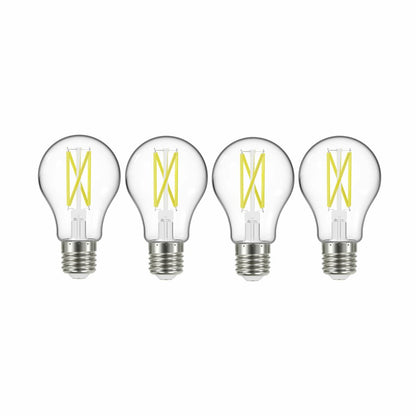 4 pack - Satco S12436 10.5W A19 LED Light Bulb