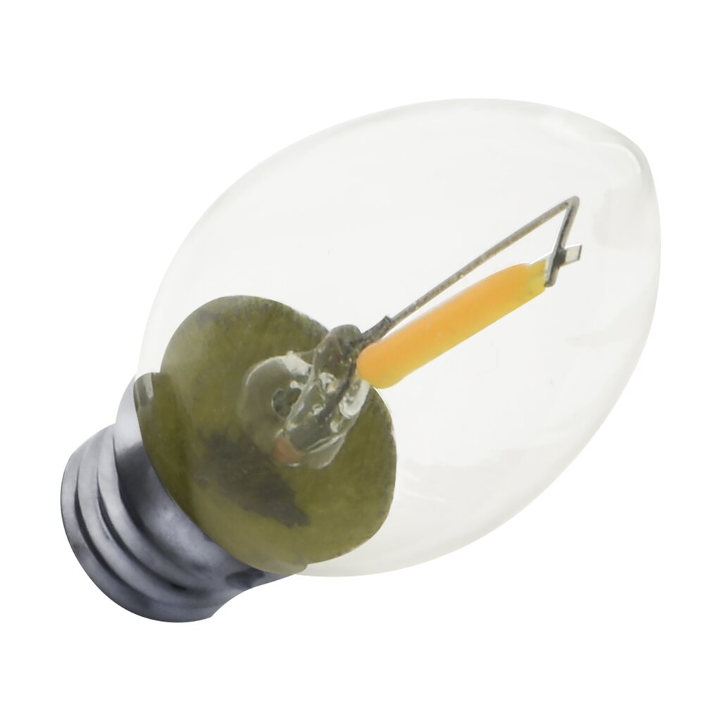 12 pack - Satco S11308 0.7W C7 LED Light Bulb