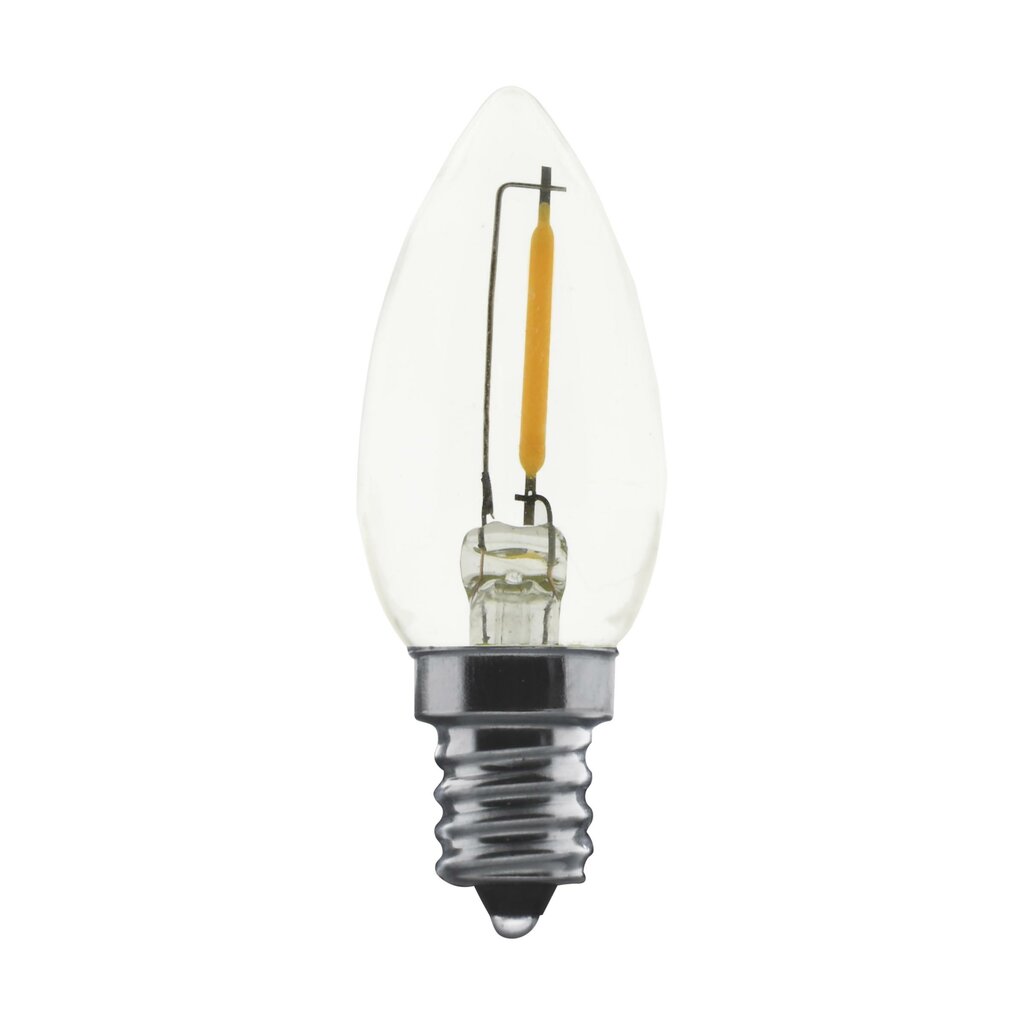 12 pack - Satco S11308 0.7W C7 LED Light Bulb