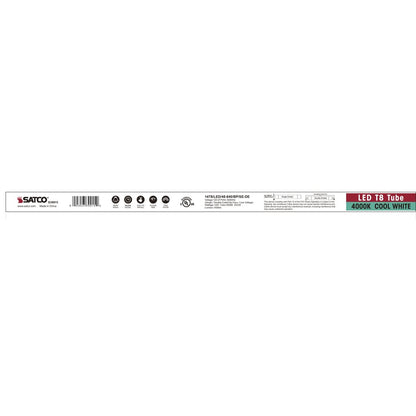 25 pack - Satco S39915 14W T8 Cool White LED Light Bulb