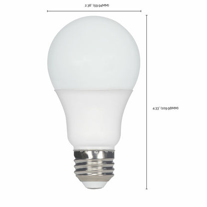 4 pack - Satco S39597 - 4 pack 9.5W A19 daylight LED Light Bulb