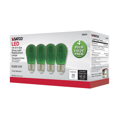 Satco S8024 1W S14 LED Light Bulb