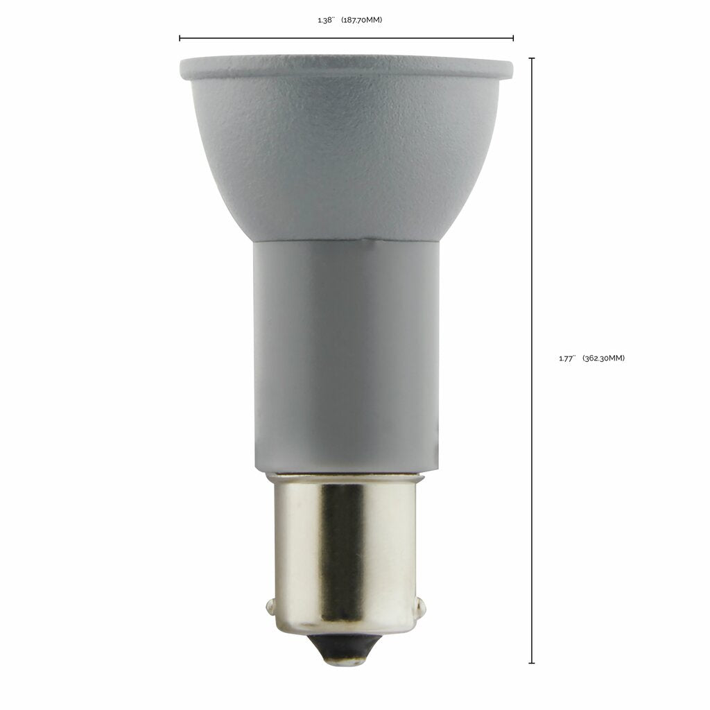 12 pack - Satco S29004 3W R12 LED Light Bulb