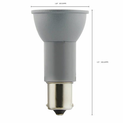 12 pack - Satco S29004 3W R12 LED Light Bulb