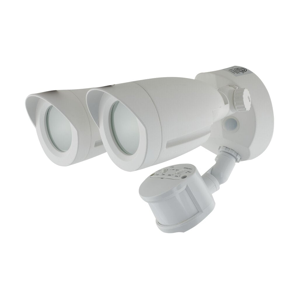 Satco 65-717 20W LED Security Lighting Fixture Security Light; Dual