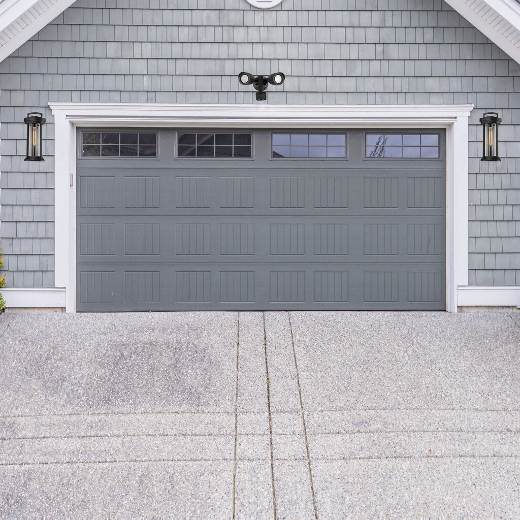 Satco 65-713 20W LED Security Lighting Fixture Security Light; Dual