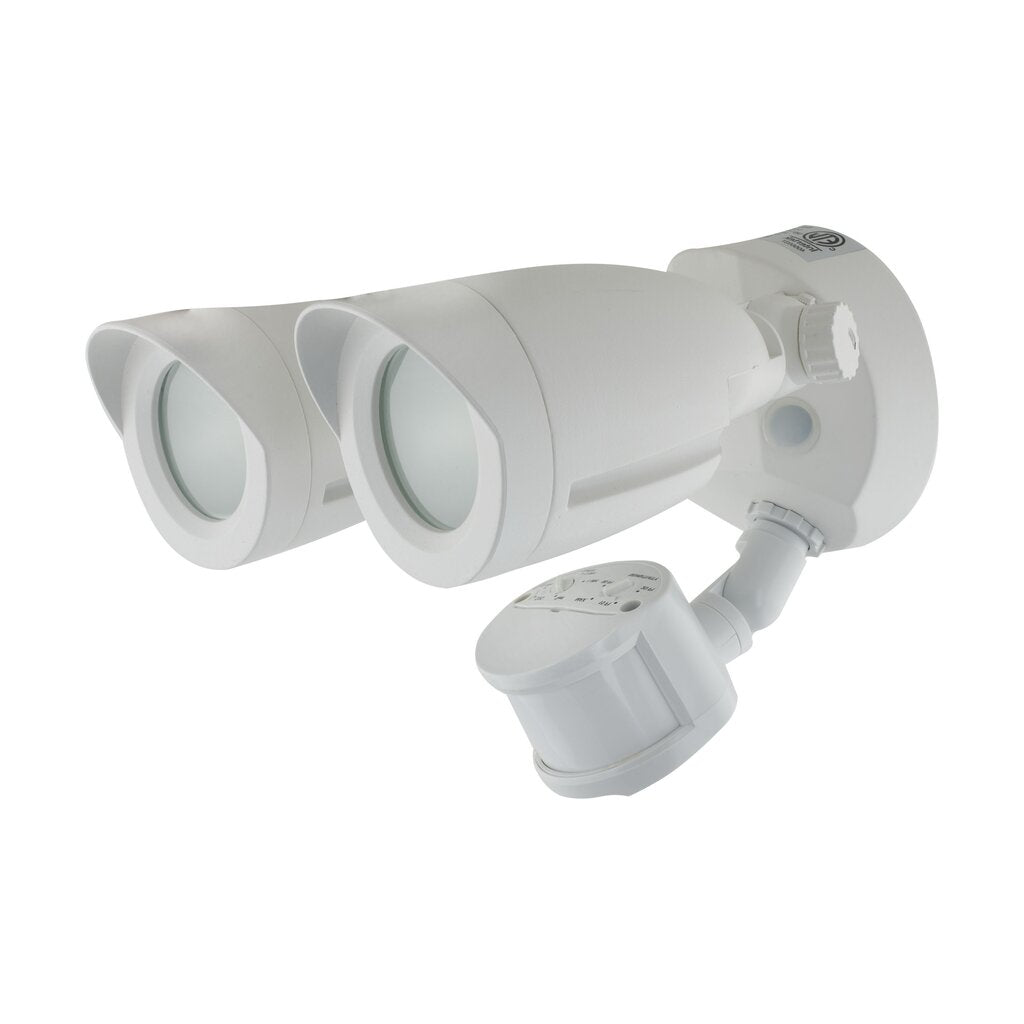 Satco 65-711 20W LED Security Lighting Fixture Security Light; Dual