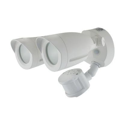 Satco 65-711 20W LED Security Lighting Fixture Security Light; Dual