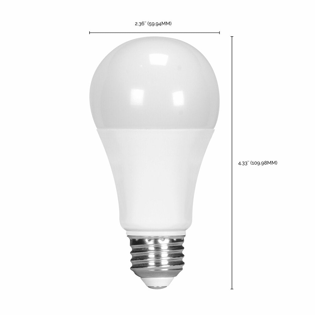 6 pack - Satco S28484 11.5W A19 LED Light Bulb