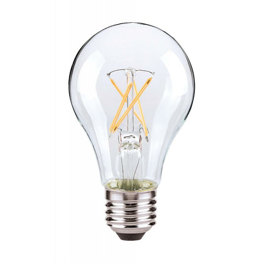 4 pack - Satco S21734 8W A19 Light Bulb
