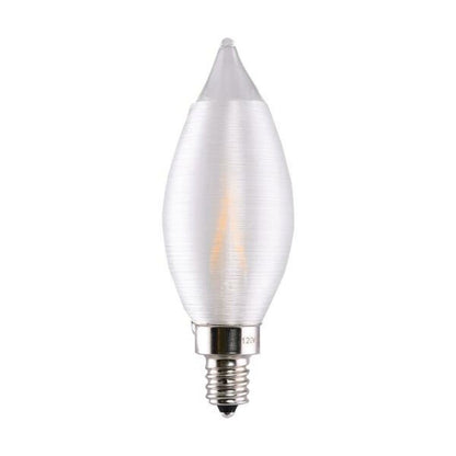 6 pack - Satco S11302 4W CA11 Warm White LED Light Bulb