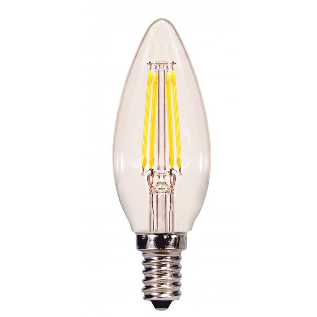6 pack - Satco S29877 4.5W B11 LED Light Bulb