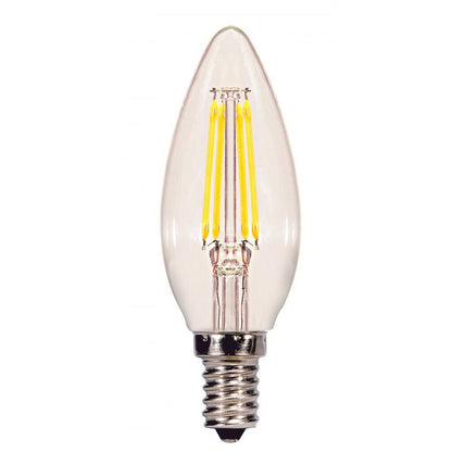 6 pack - Satco S29877 4.5W B11 LED Light Bulb