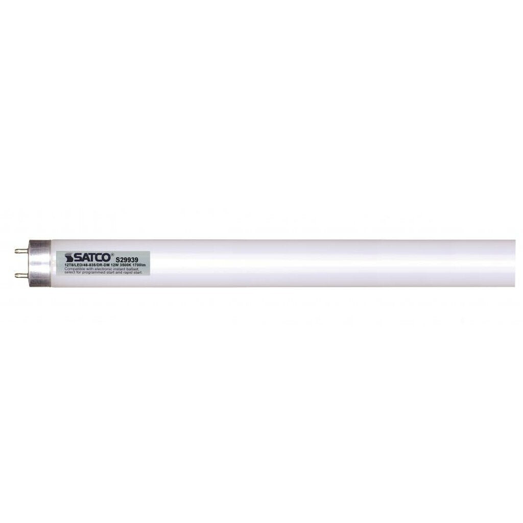 10 pack - Satco S29939 12W T8 3500K LED Light Bulb
