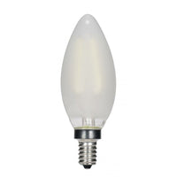 6 pack - Satco S9868 3.5W B11 Warm White LED Light Bulb