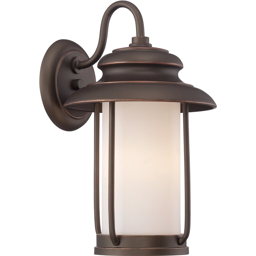 Satco 62-631 60W LED Wall Lantern Fixture Bethany; Outdoor Small Wall