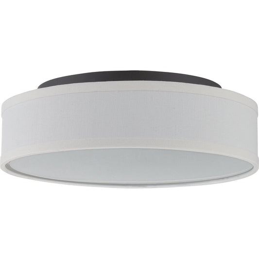 Satco 62-525 18W LED Flush Mount Fixture Heather; Flush with White