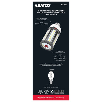 Satco S23149 18W/27W/36W LED Light Bulb