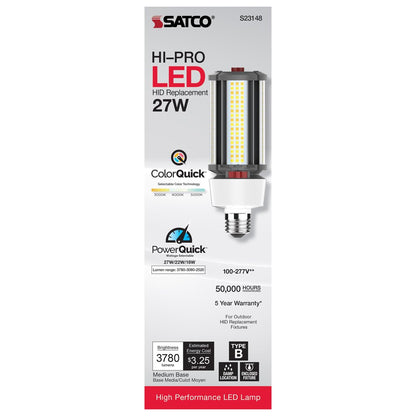 Satco S23148 18W/22W/27W LED Light Bulb