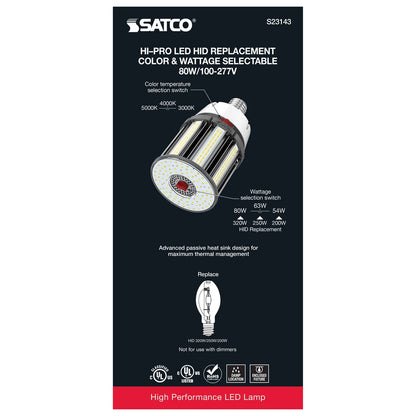 Satco S23143 54W/63W/80W LED Light Bulb