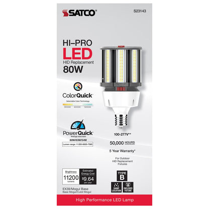 Satco S23143 54W/63W/80W LED Light Bulb