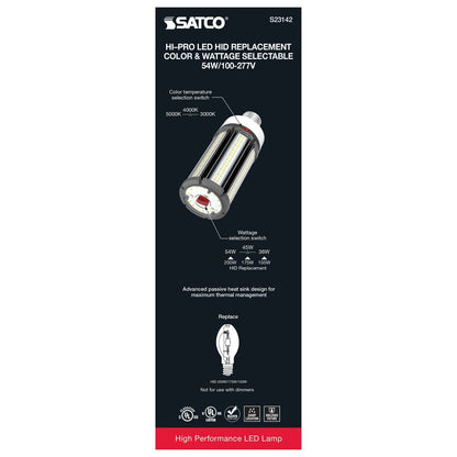 Satco S23142 36W/45W/54W LED Light Bulb