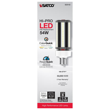 Satco S23142 36W/45W/54W LED Light Bulb
