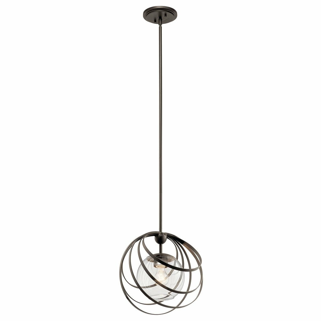 Kichler 44016OZ Fixture This Kerti 1 light pendant evokes the feeling