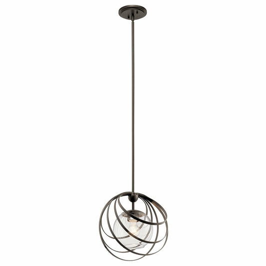 Kichler 44016OZ Fixture This Kerti 1 light pendant evokes the feeling