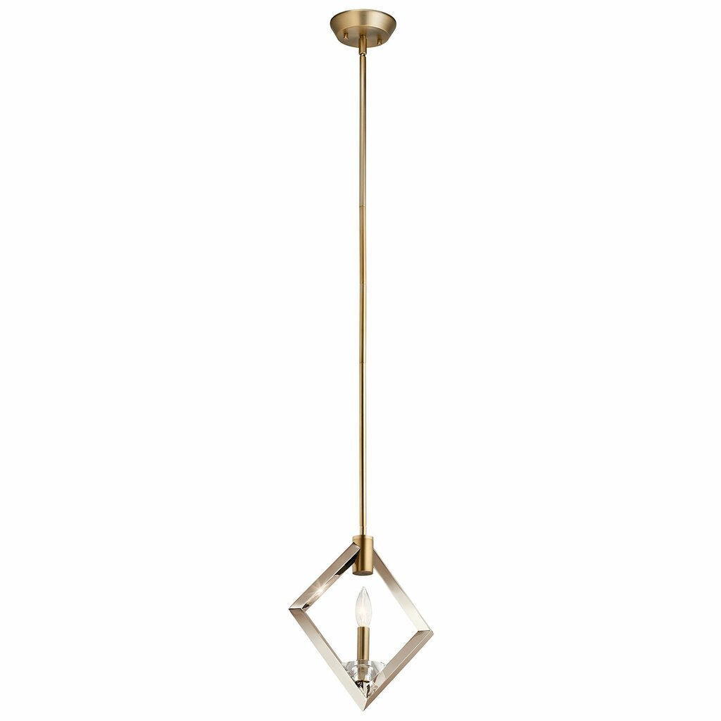 Kichler 43053PN Fixture Glamorous in shape and style the Layan 1 light