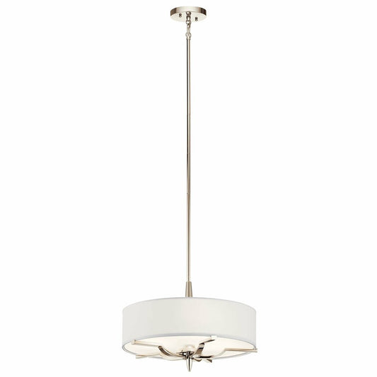 Kichler 44313PN Fixture This Kinsey 3 light pendant/semi flush